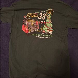 Neptune Fire Co. Dark Green Short Sleeve Tee
